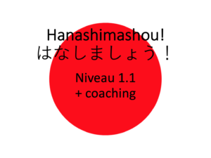 Hanashimashou 1.1 + coaching